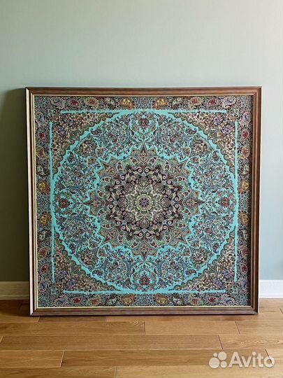 Шелковое панно на стену (Иран)