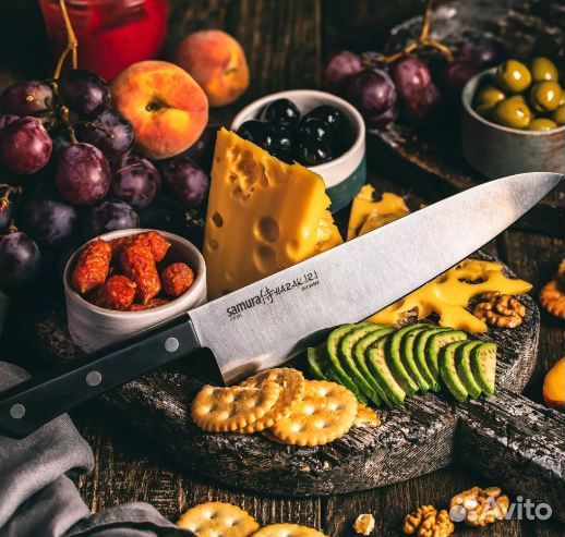 Нож кухонный поварской Шеф Samura Harakiri SHR-008