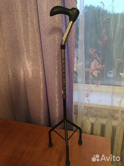 Трость телескопическая с квадратной основой