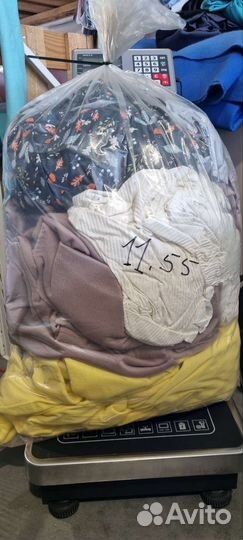 Лоскут/брак трикотажа кулирка, футер, рибана