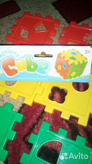Развивающий куб 3+ (большой)