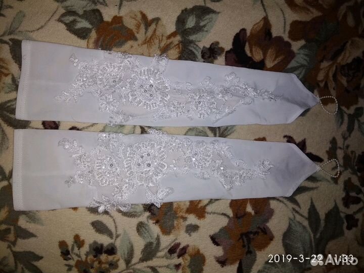 Свадебные перчатки