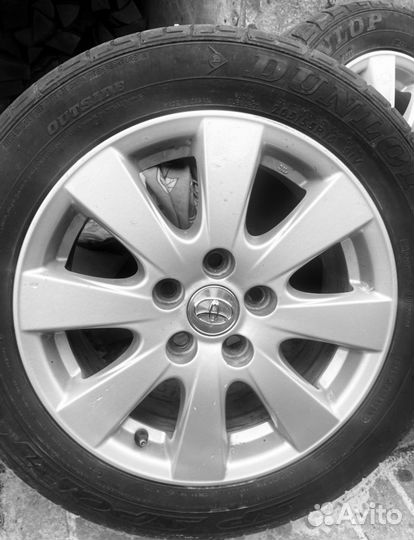 Диски литые комплект r16 на Toyota Corolla 185/65