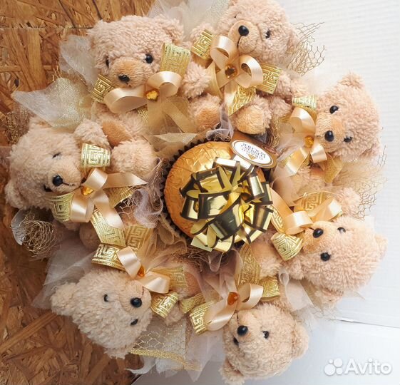 Букет из мягких игрушек