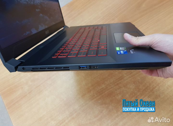 Игровой ноутбук MSI 17.3'' 144Hz Core i5 RTX 3060