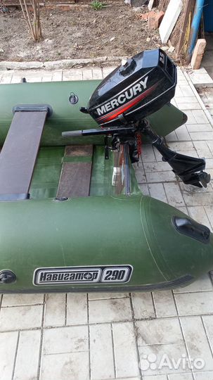 Продаю мотор лодочный mercury 2,5 и лодку пвх