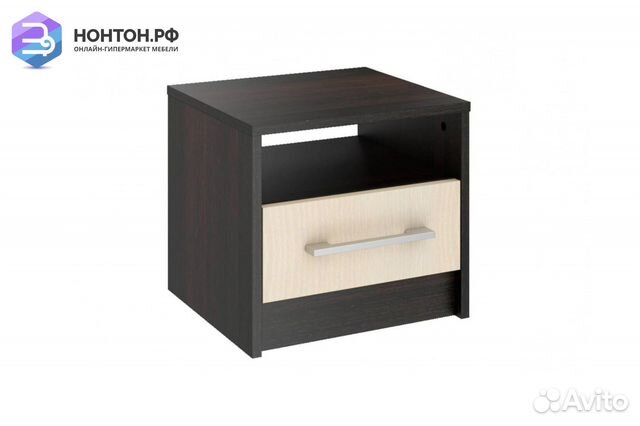 Тумба прикроватная Элиза венге / дуб молочный