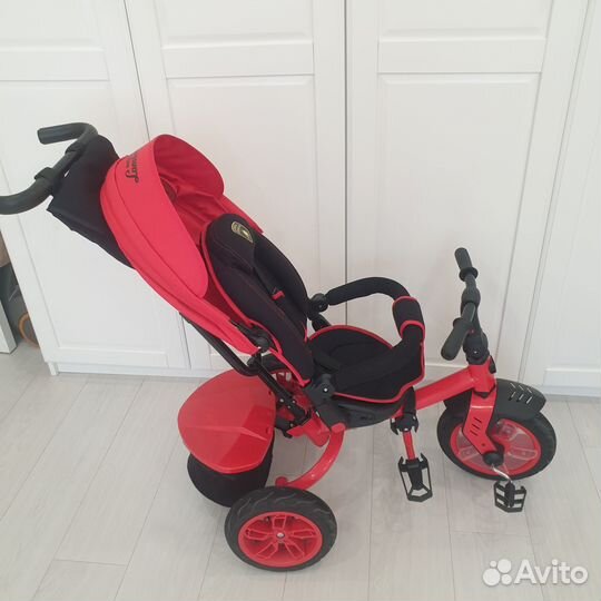 Велосипед коляска с ручкой lamborghini