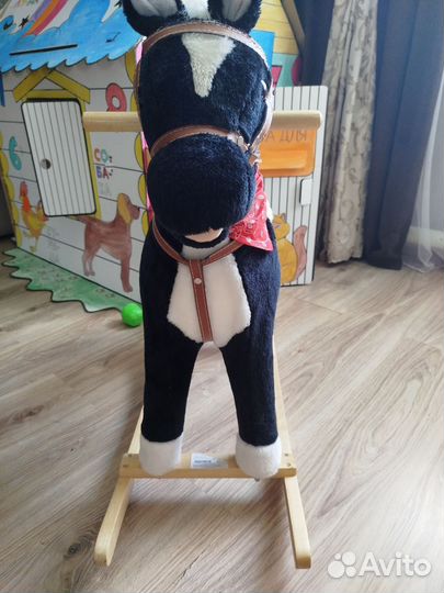 Качалка лошадка музыкальная