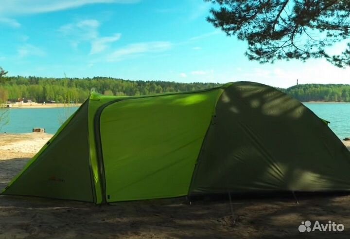 Палатка 3-4 местная, новая