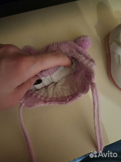 Шапка весна осень для девочки