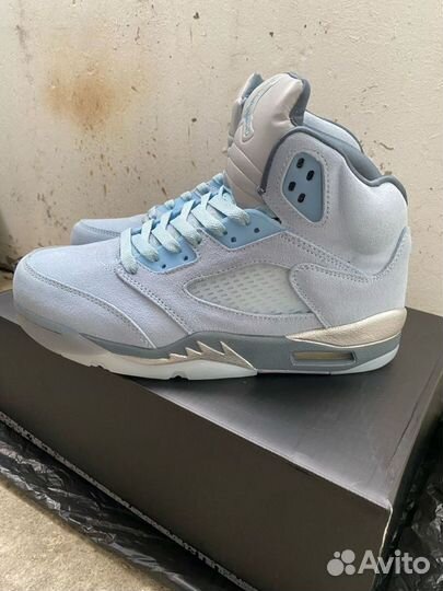 Nike air jordan 5 blue bird оригинал