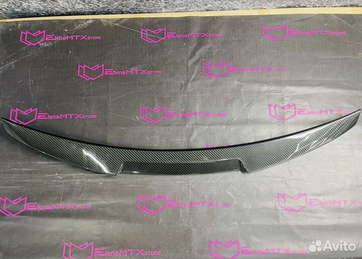 Спойлер Audi A5 B8 седан сухой карбон, M4 стиль