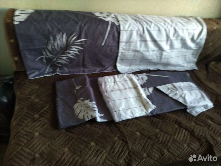 Постельное белье евро на резинке 1,5,2,семейный