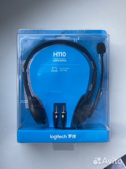 Наушники. Компьютерная гарнитура Logitech H110
