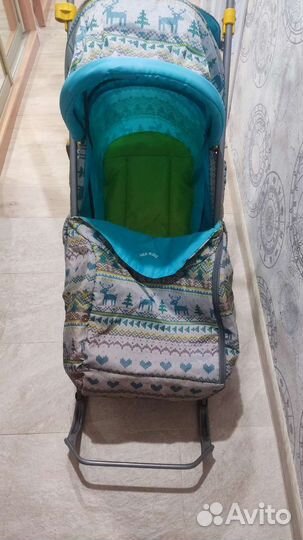 Санки коляска ника