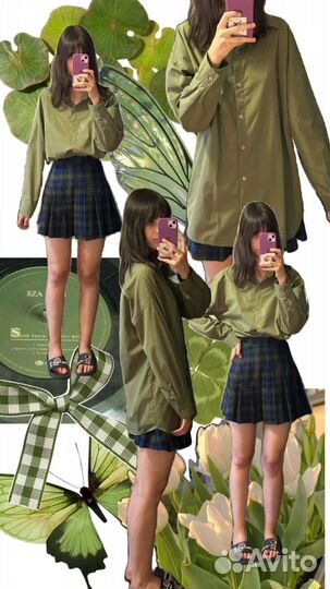 Рубашка и юбка комплект