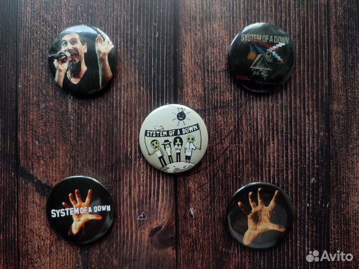 Значки System Of A Down (soad)