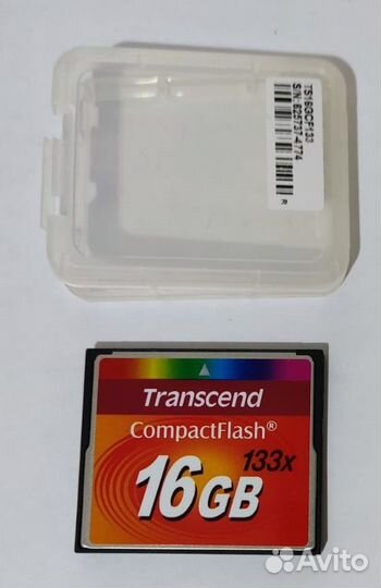 Карта памяти Transcend CompactFlash 16GB оригинал