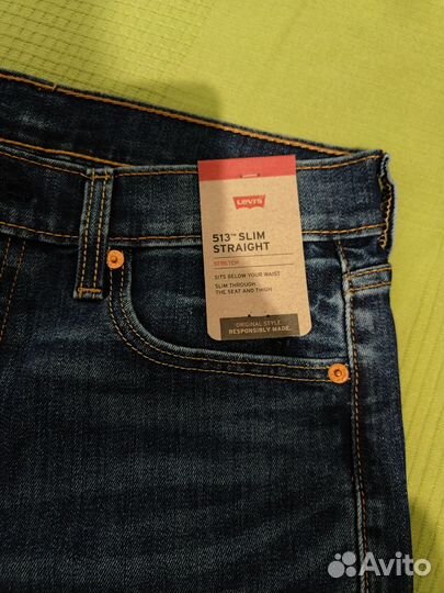 Джинсы levis 513 Slim Straight