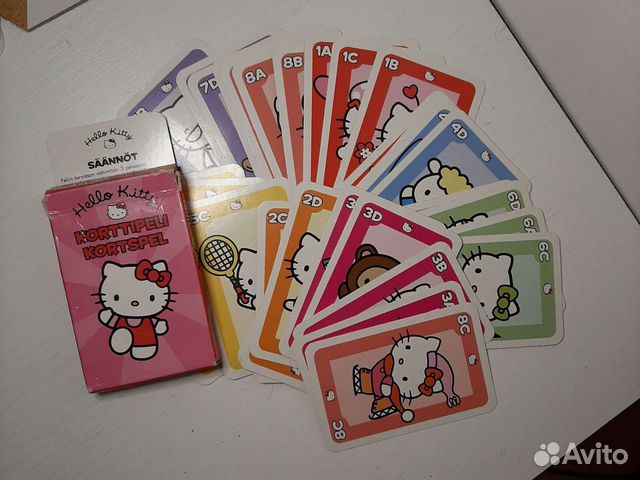 Hello Kitty (карты, кошелёк, шнурки, заплатки)