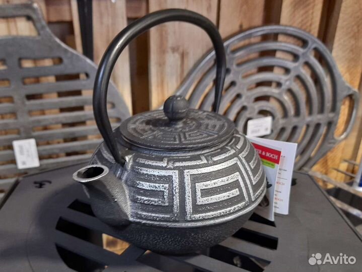Чугунный заварочный чайник