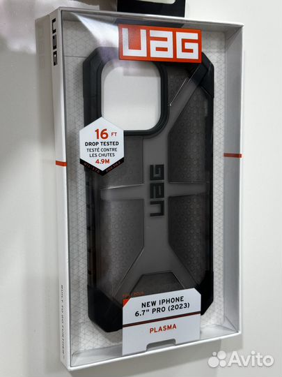 Чехол Uag Plasma iPhone 15 Pro MAX тонированный