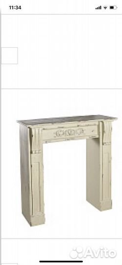 Фальш Камин прованс с патиной винтаж дерево