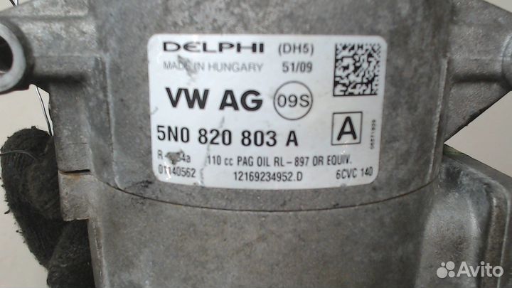 Компрессор кондиционера Volkswagen Golf 6, 2010