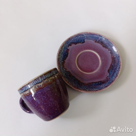 Кофейная пара с блюдцем