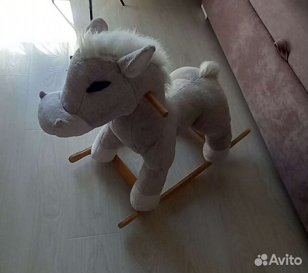 Лошадка качалка деревянная