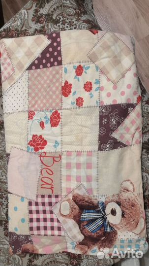 Одеяло детское, простынь и пододеяльник и подушка