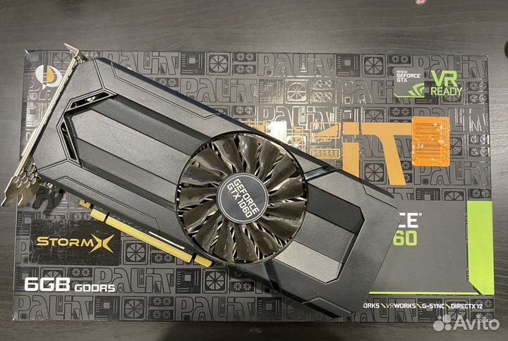 Видеокарта GeForce gtx 1060 6gb Palit