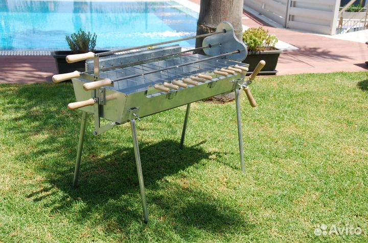 Мангал с электроприводом