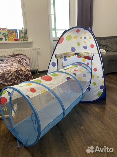 Игровой тоннель с палаткой