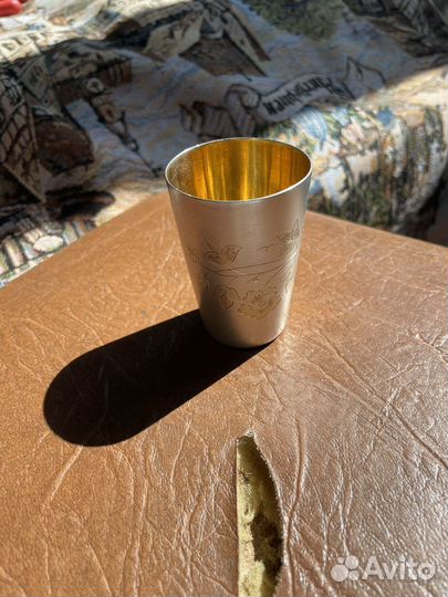 Стопка серебряная 875 СССР