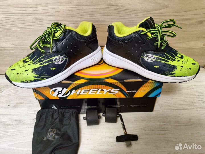 Кроссовки на роликах heelys 33eur размер