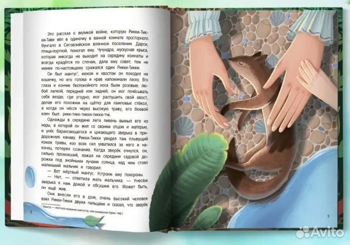 Книга детская Серая Шейка, Рикки-Тикки-Тави