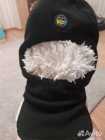 Шапка шлем для мальчика