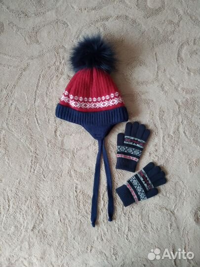 Шапка и перчатки