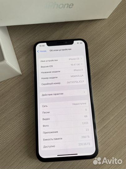 iPhone X 256gb