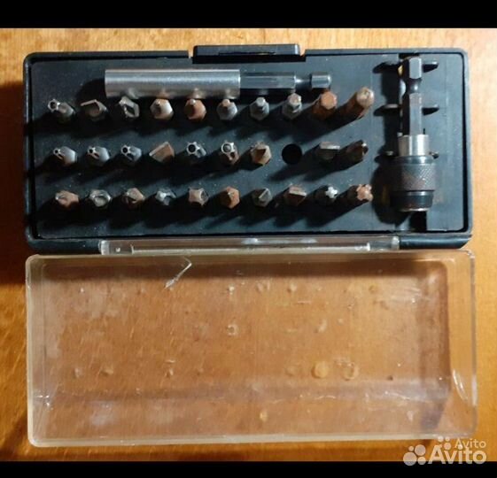 Набор гирь, сменных головок, Бит, Линейка-рейсшина