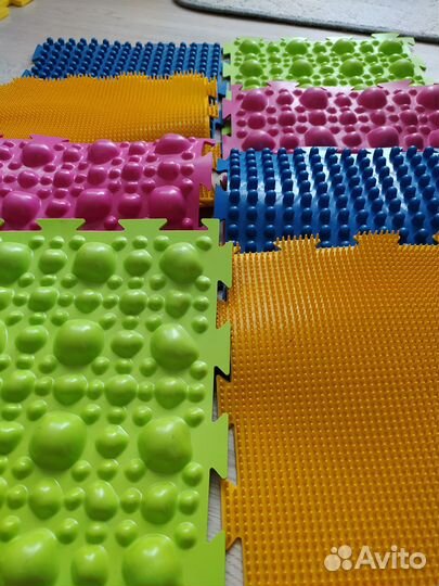 Напольные ортопедические коврики, набор 8 штук