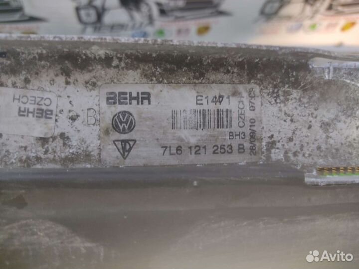 Радиатор audi q7 7l6121253b