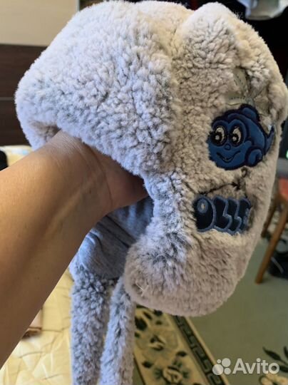 Шапка детская, очень классный искусственный мех