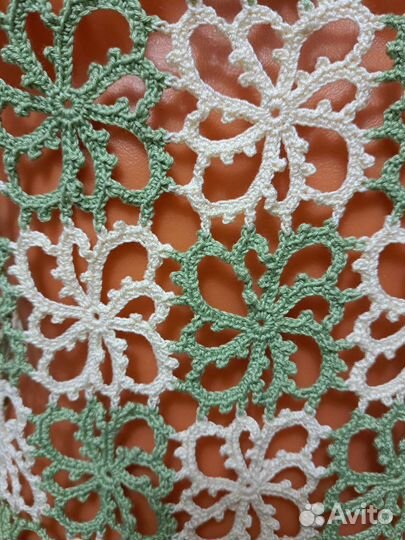 Платье вязанное крючком