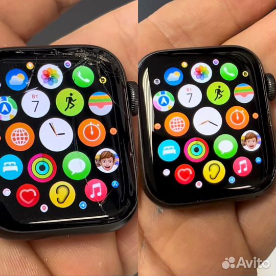 Ремонт apple Watch, замена стекла, полировка