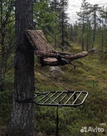Засидка на дерево для охоты, лабаз-самолаз