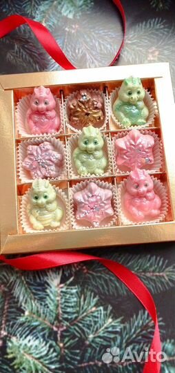 Шоколад ручной работы к Новому году. Год Дракона