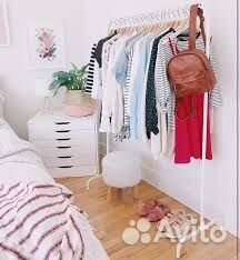 Напольная вешалка IKEA цвет белый до 20кг